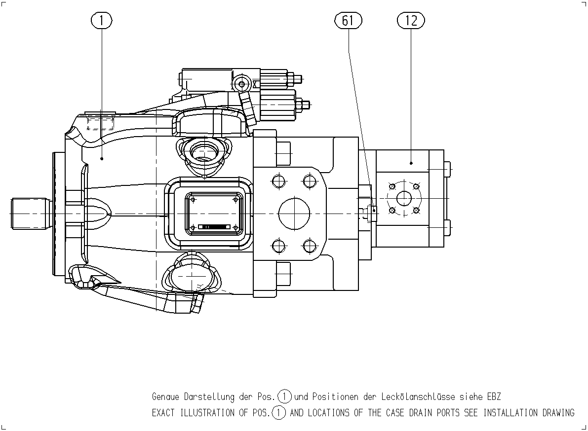 A A10V O 45 DRS /53R-VSC12G60 — Drawing