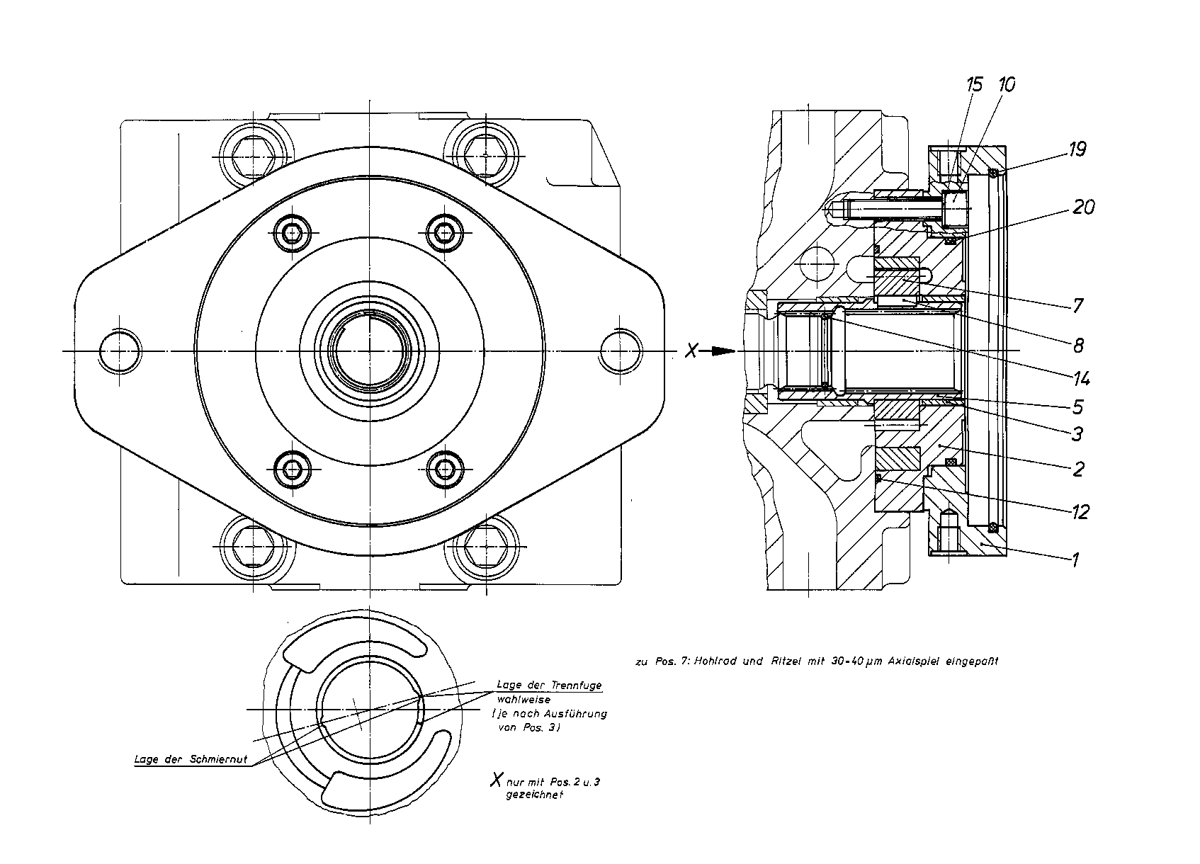 INTERNAL GEAR PUMP — Drawing