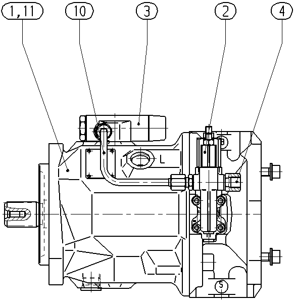 AA10VO45DFLR/31R-VSC62K68 — Drawing