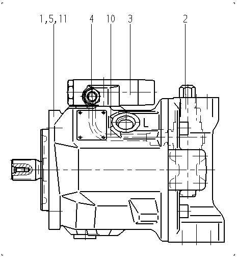 AA10VO100DFLR/31L-VUC12N00-SO464 — Drawing