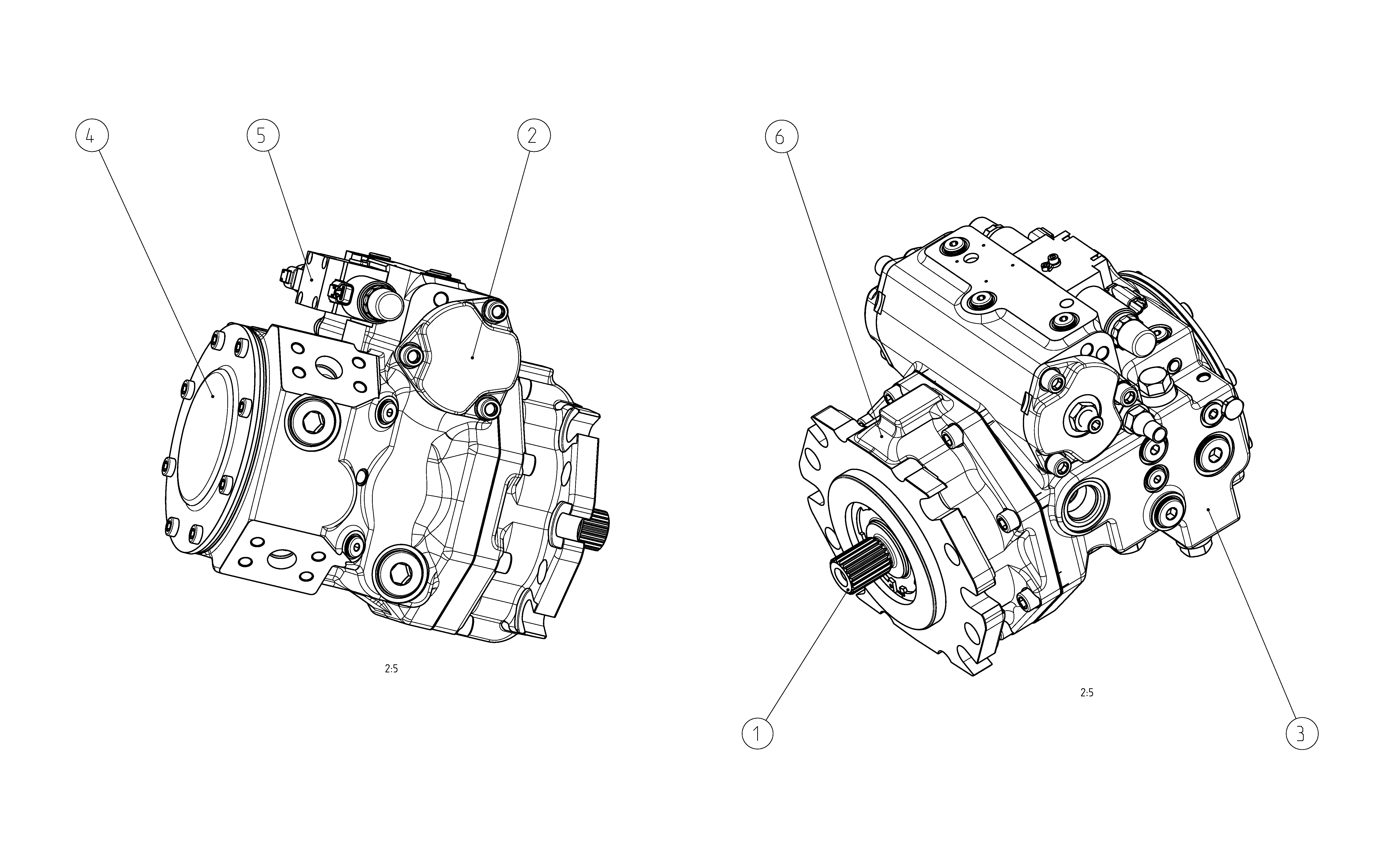 A4VG110EP4DP000/40MRND6V81F0000AS00-0 — Drawing
