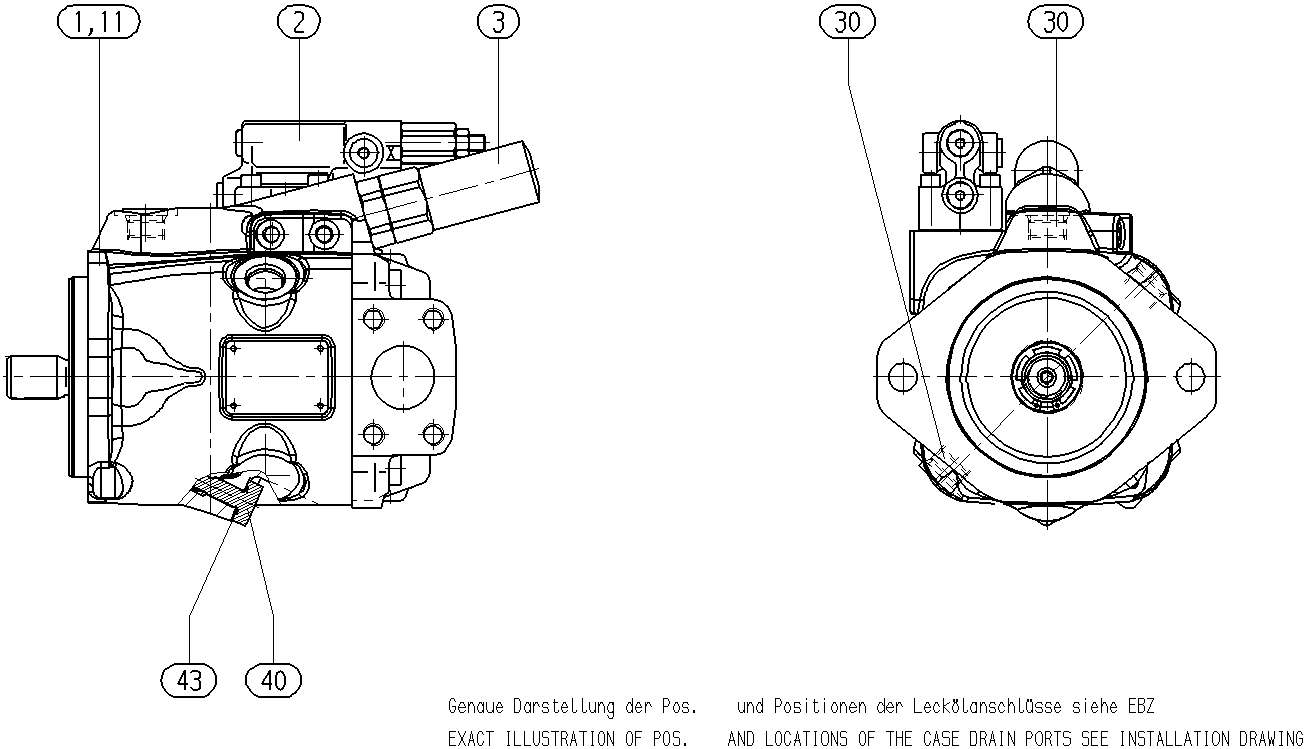 A A10V O 63LA8DG/53R-VSC62N00 — Drawing