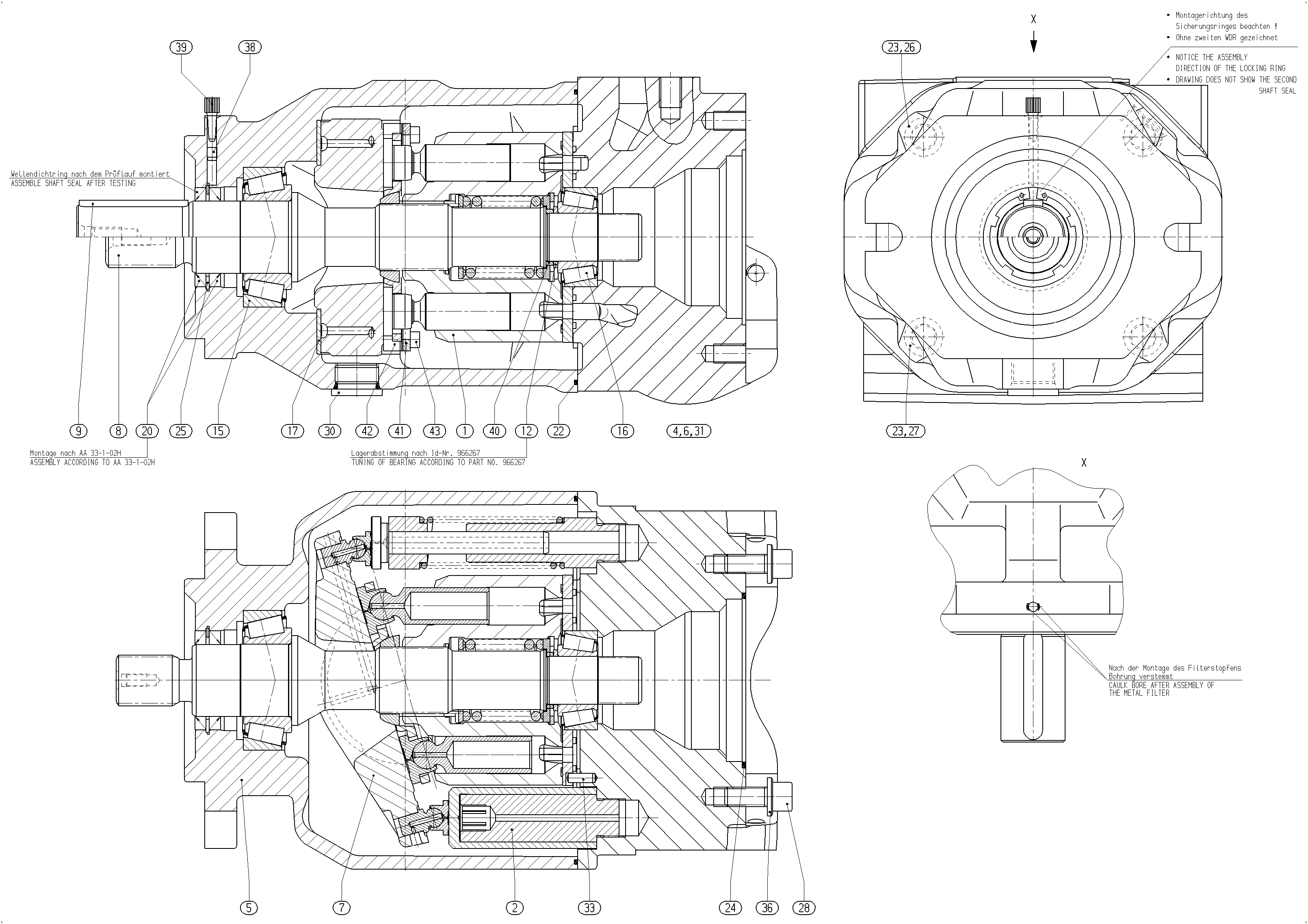 GH A10V O100 OV /31R-VSC13K68 -S1900 — Drawing