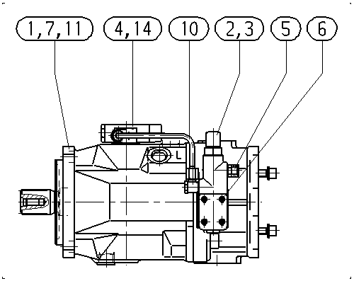 AA10VO140DFLR/31R-PSD62K24-SO52 — Drawing