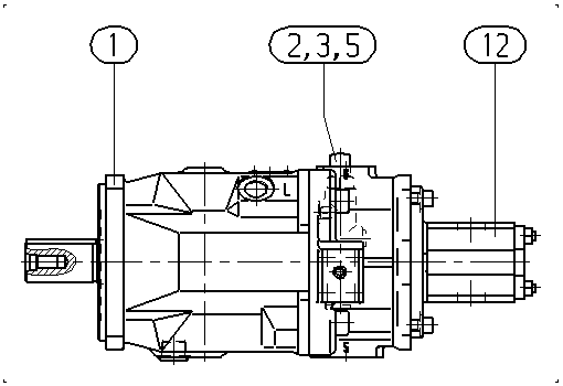 AA10VSO140DFR1/31L-PPB12L60 — Drawing