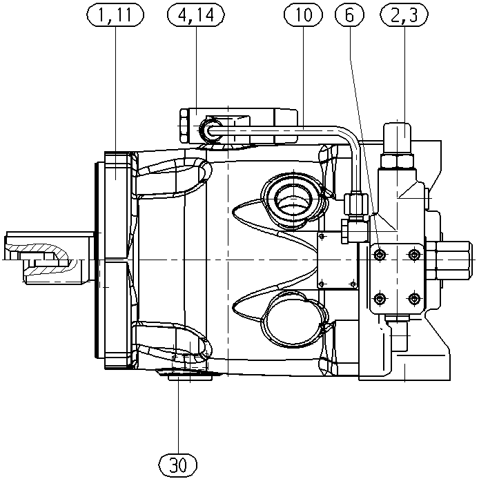 A A10VSO140LA5D /32R-VPB12N00 — Drawing
