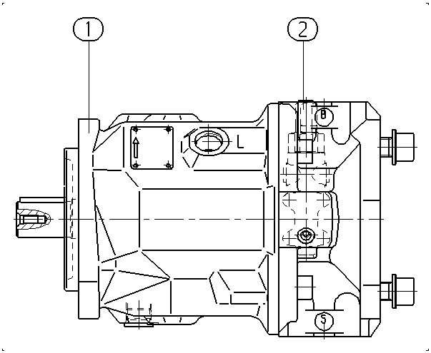 AAA10VSO71DR/31L-VKC92K03 — Drawing