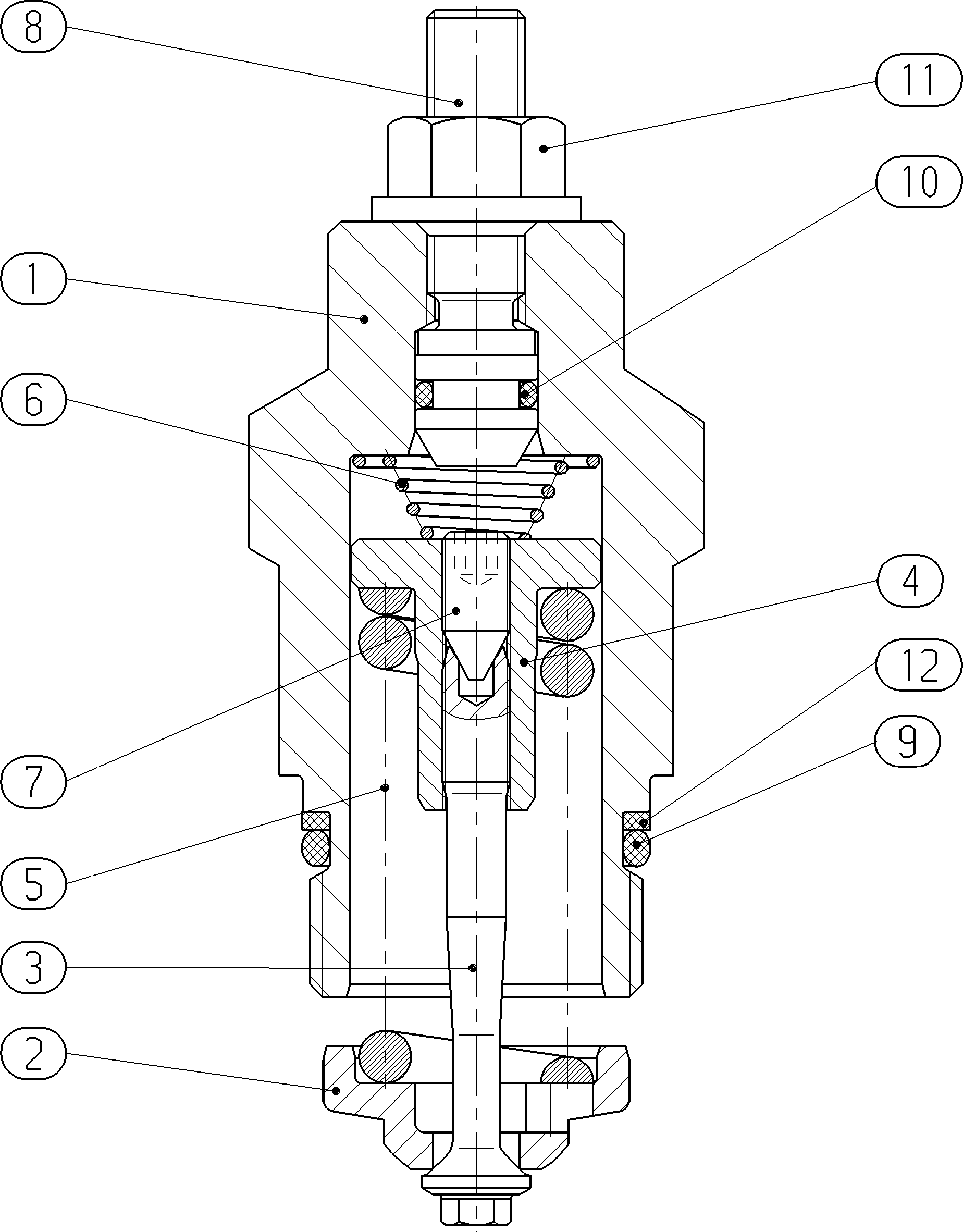 PRESSURE RELIEF VALVE — Drawing