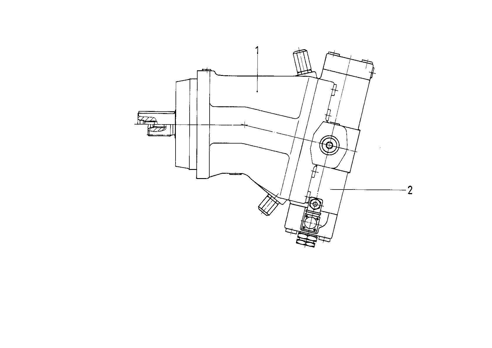 A A6V M 250 EP2 /63W2-VZB010 A — Drawing