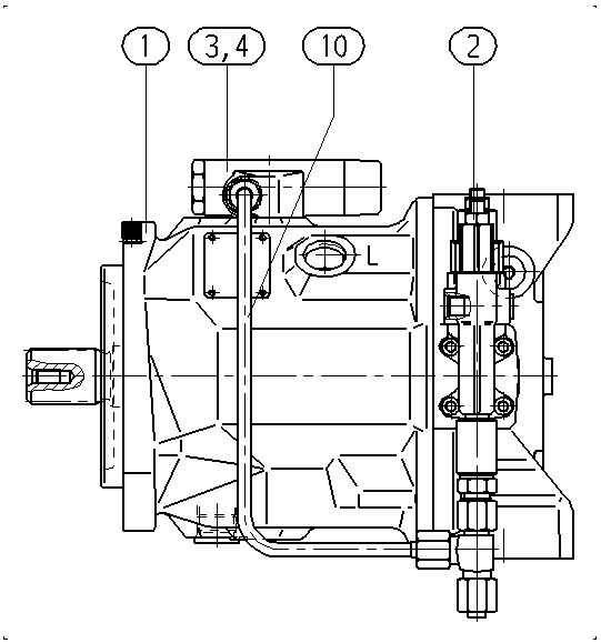 AA10VO74FHD/31R-VSC12N00-S1061 — Drawing