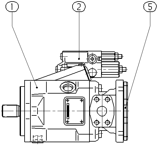 A A10V O 28 DFR1/52L-VTC12K68 -S3023 — Drawing