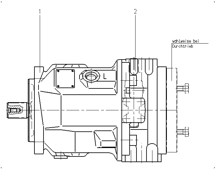 A A10V O 45 DRG /31L-PSC62K01 — Drawing