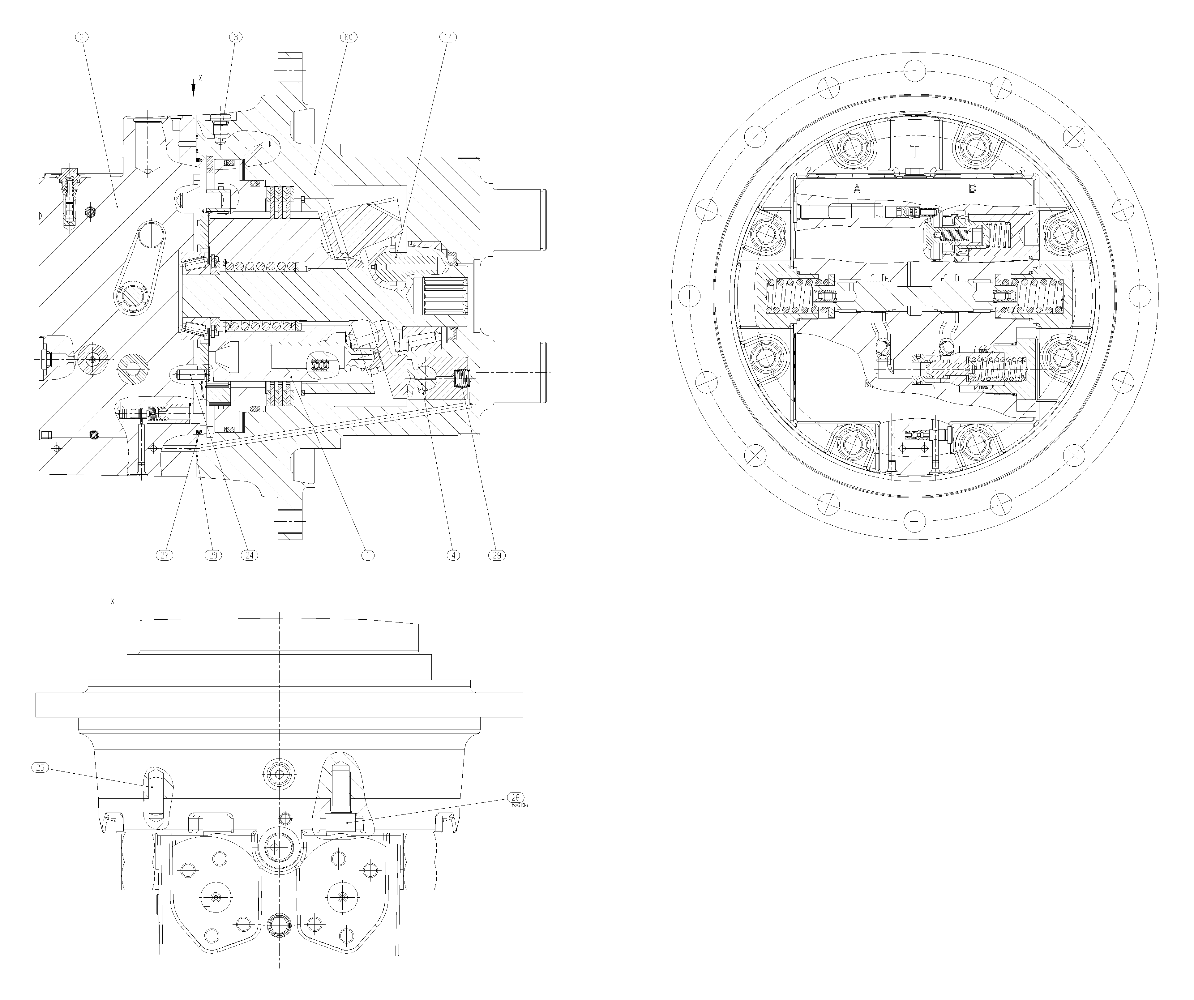 A10VT140HZ/10W750-NN31B010 — Drawing