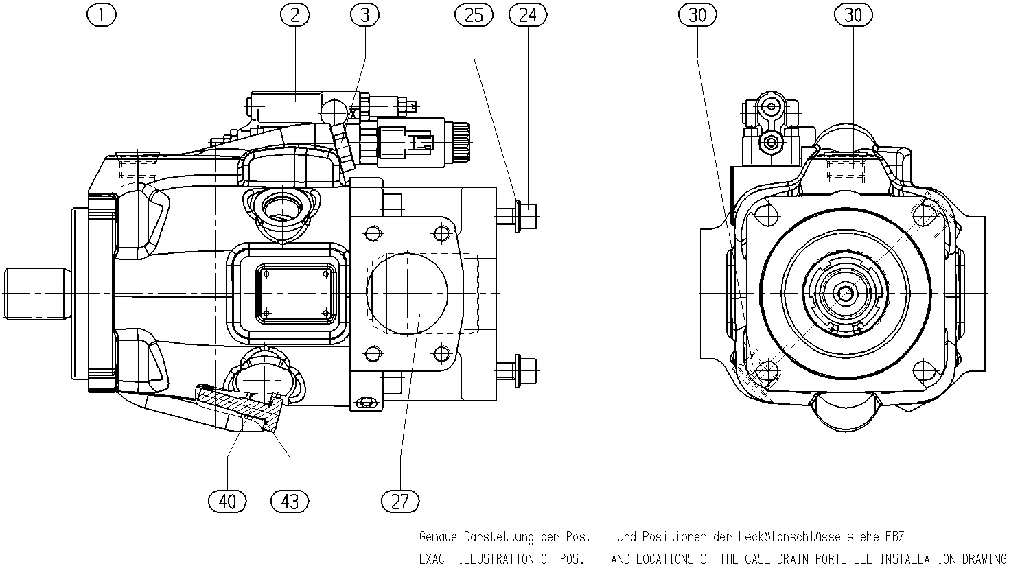 A A10V O 45ED 72/53L-VWC62K01T — Drawing