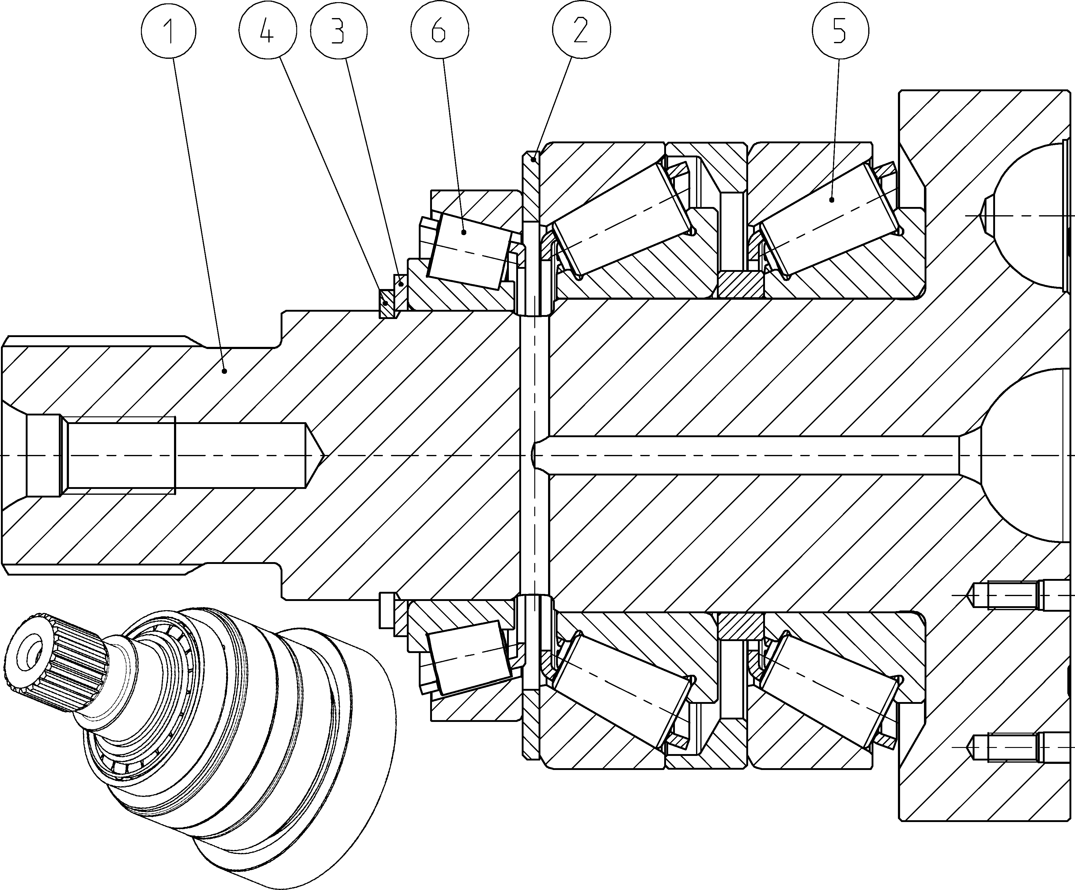 DRIVE SHAFT — Drawing
