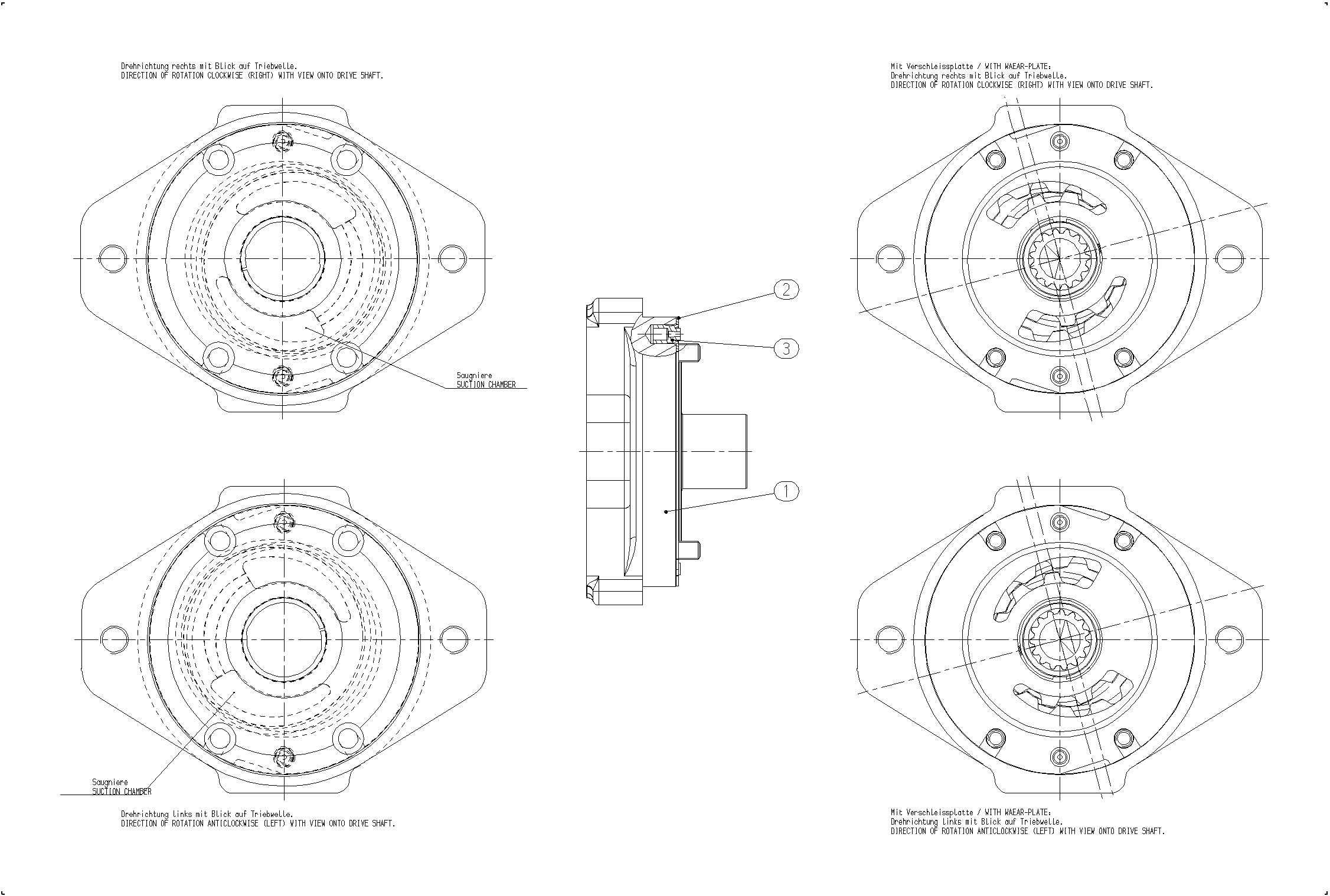 INTERNAL GEAR PUMP — Drawing