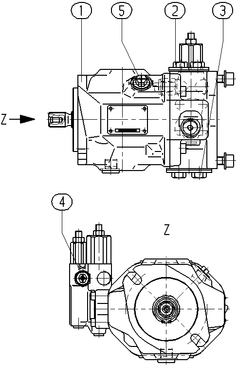 AL A10VSO 18 DFR1/31L-PSC12K52 — Drawing