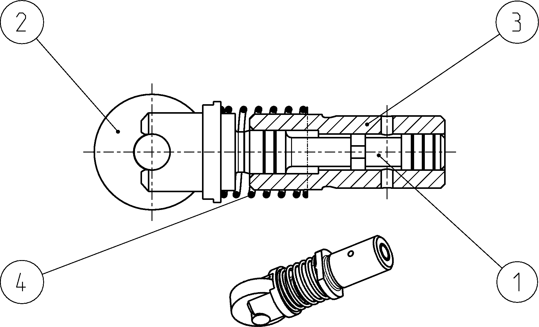 MEASURING PISTON — Drawing
