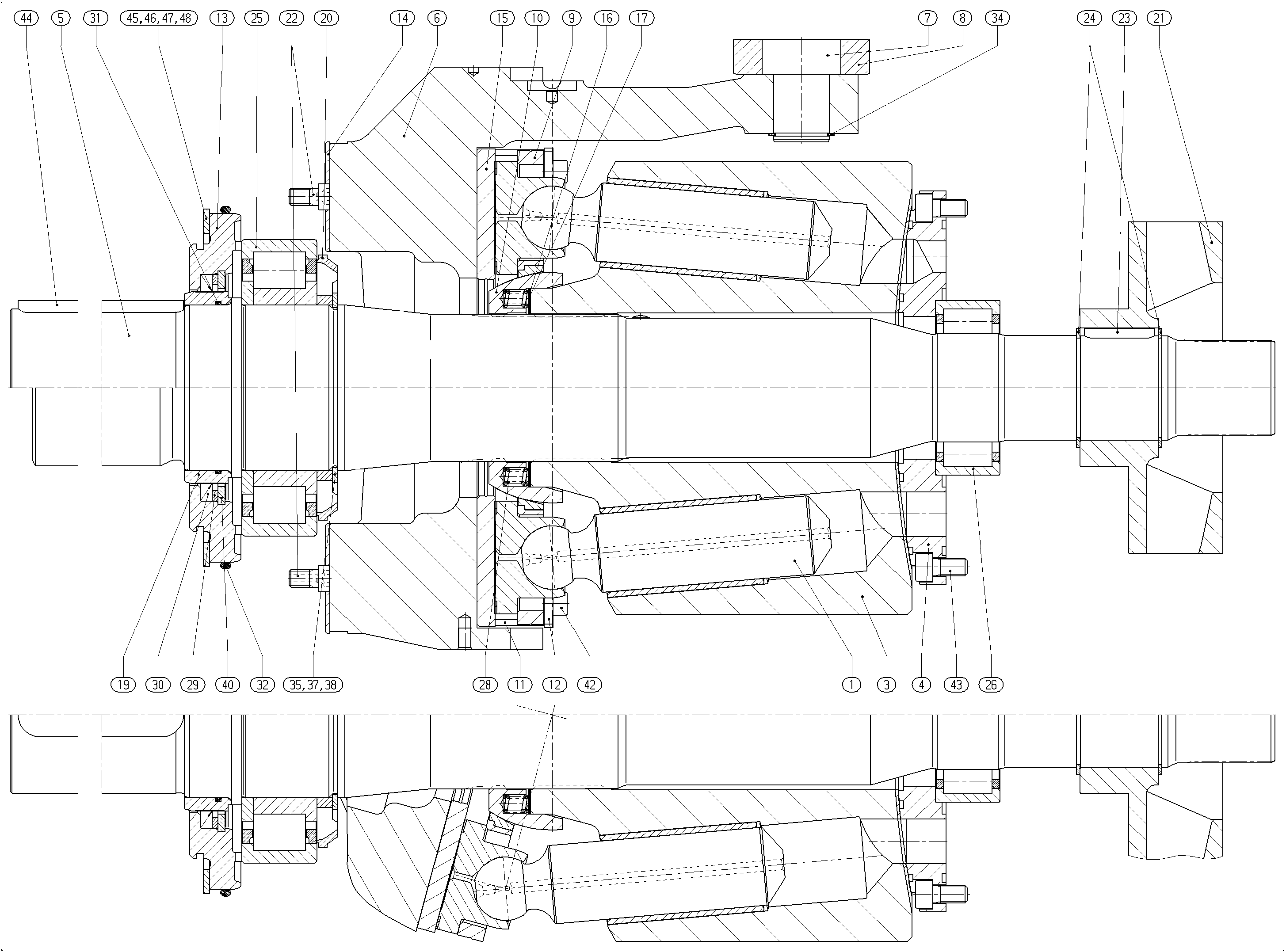 TW A4VSLO750 K/30L-VZHK00 — Drawing