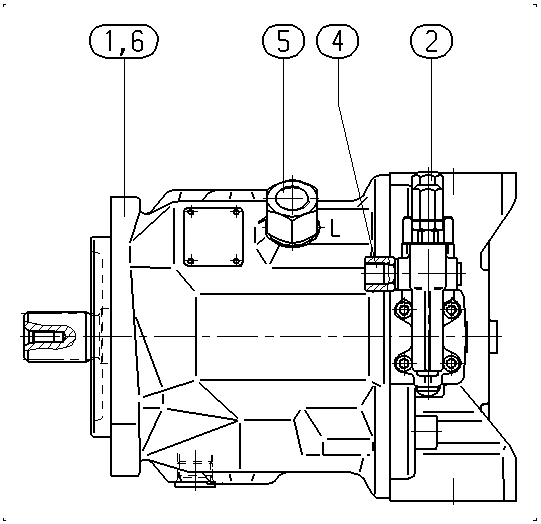 AA10VO71DFR1/31R-PSC12N00-SO511 — Drawing