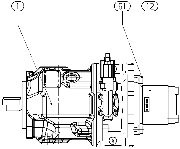 A A10V O 45 DFR /31R-VSC62G50 — Drawing