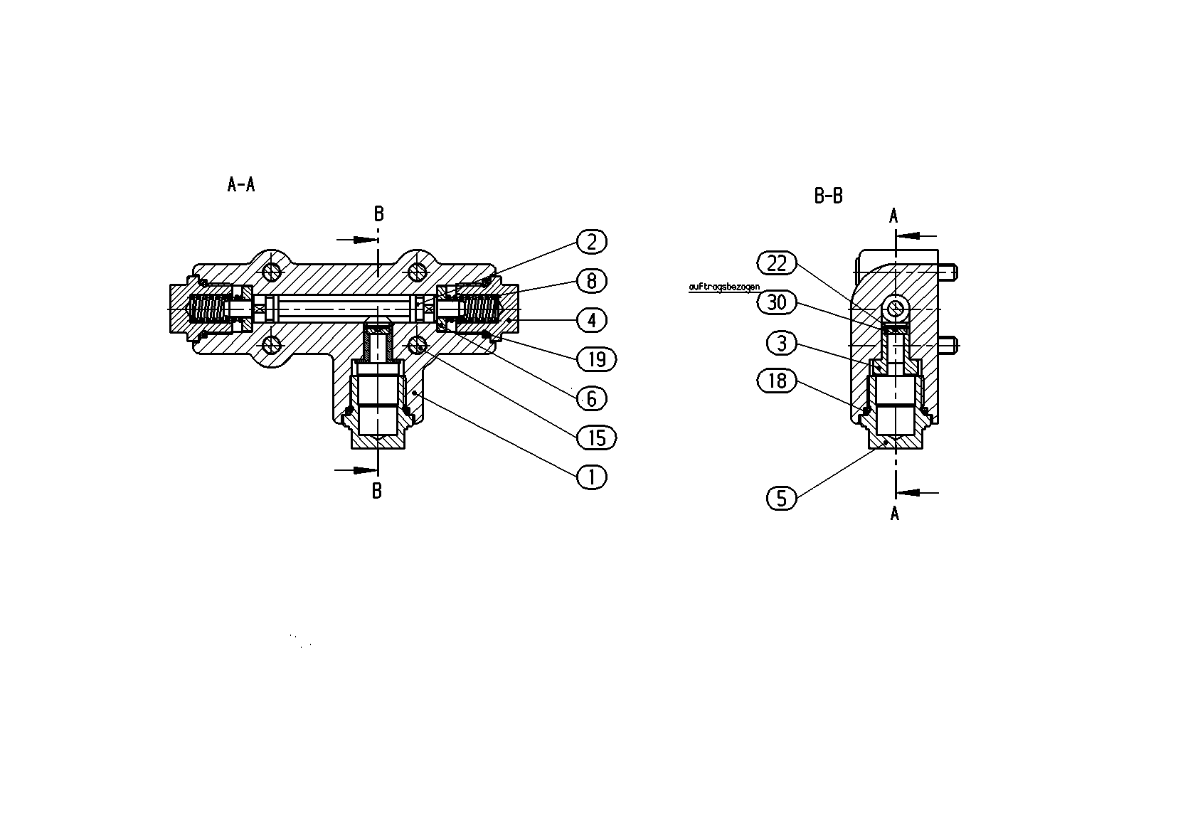 FLUSH/BOOST PRESSURE VALVE — Drawing