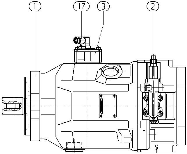 AH A10V O110 DFR1 /31R-VSC12K04 -S2779 — Drawing