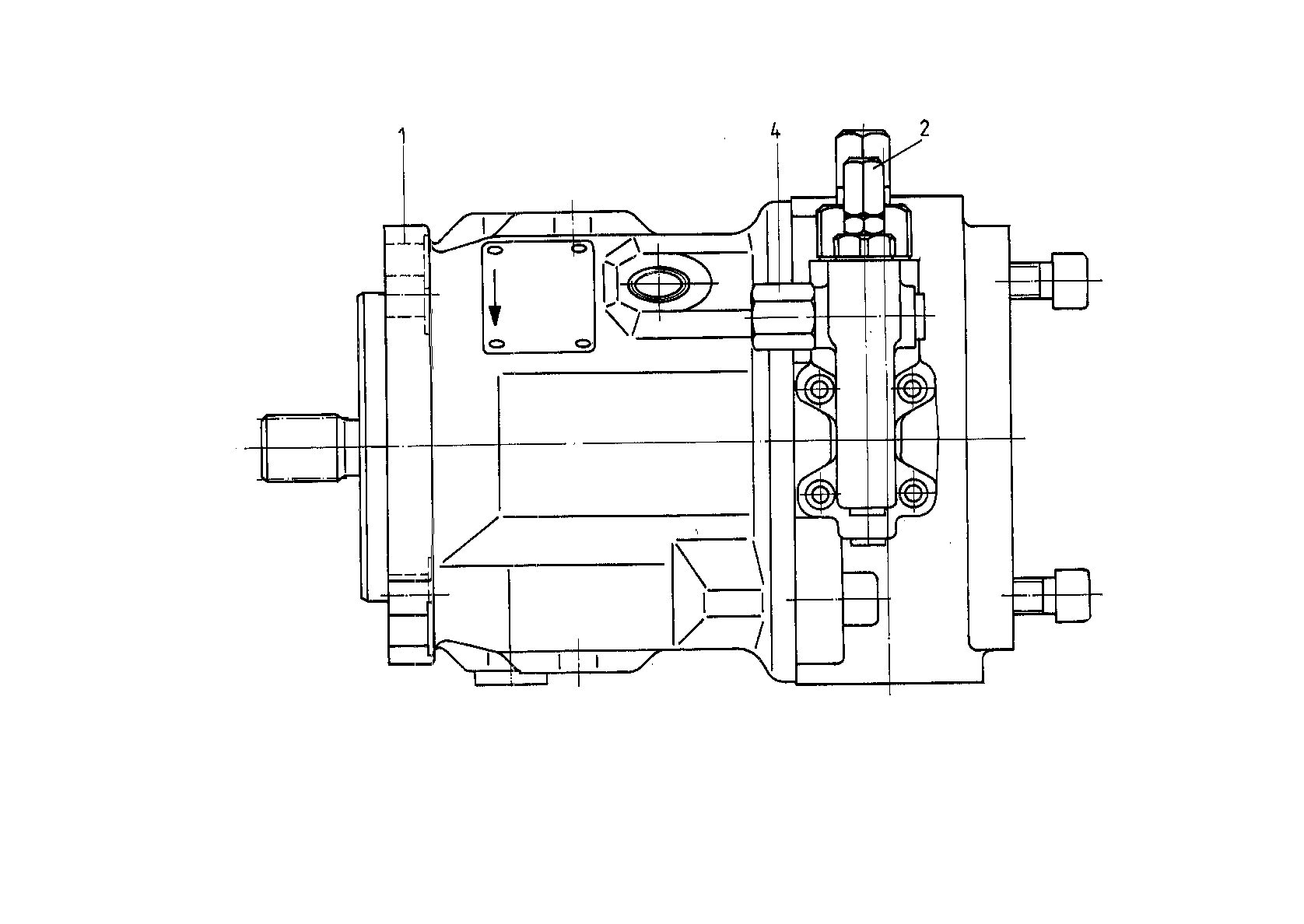 A A10V O 28 DFR1/31R-PSC62K01 — Drawing