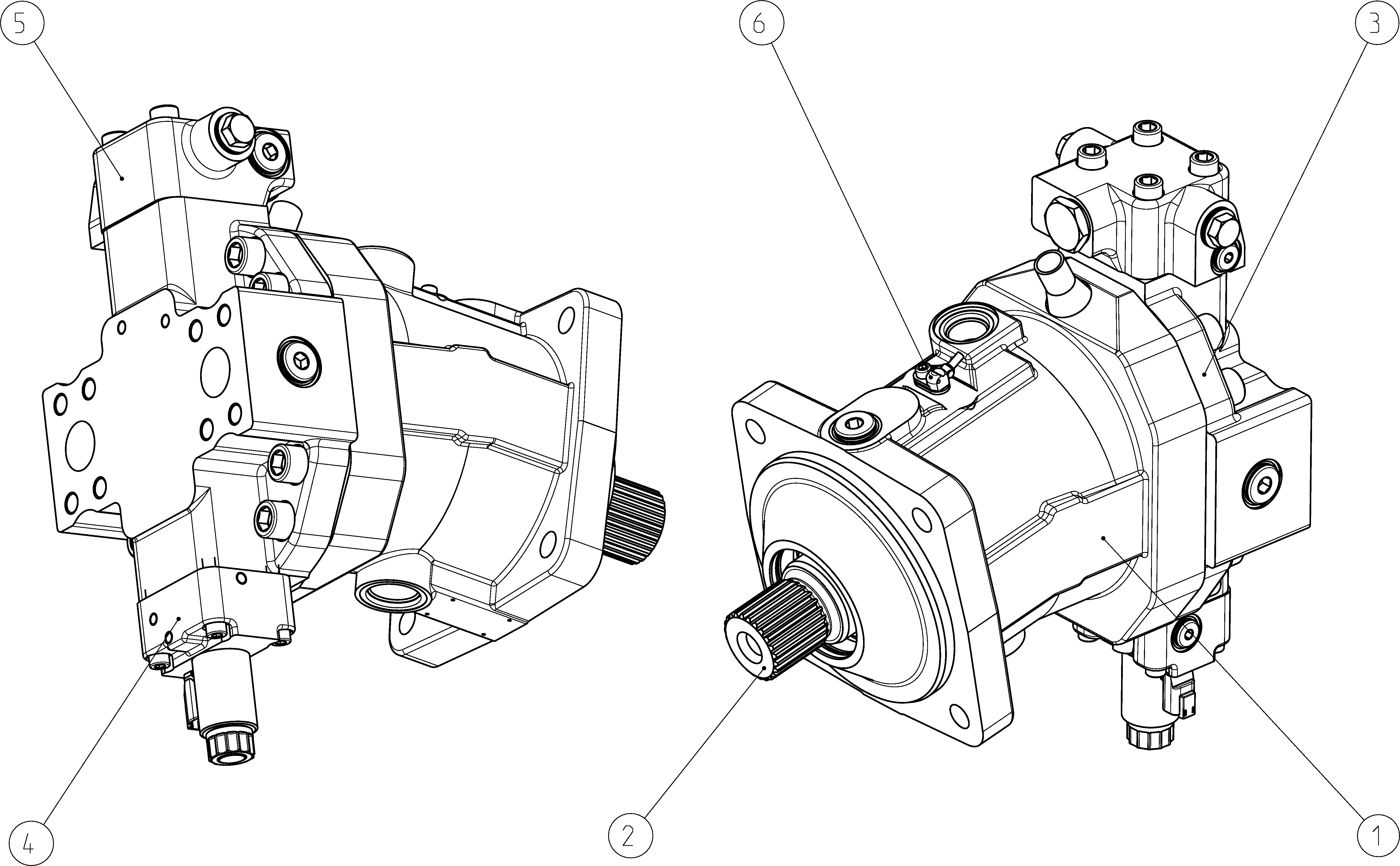 A6VM150EP100P000A/71MWV0R4A21DV-Y — Drawing