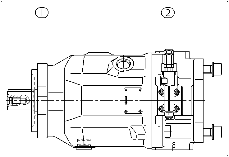 AH A10V O 71 DFR /31R-PKC92K07 — Drawing