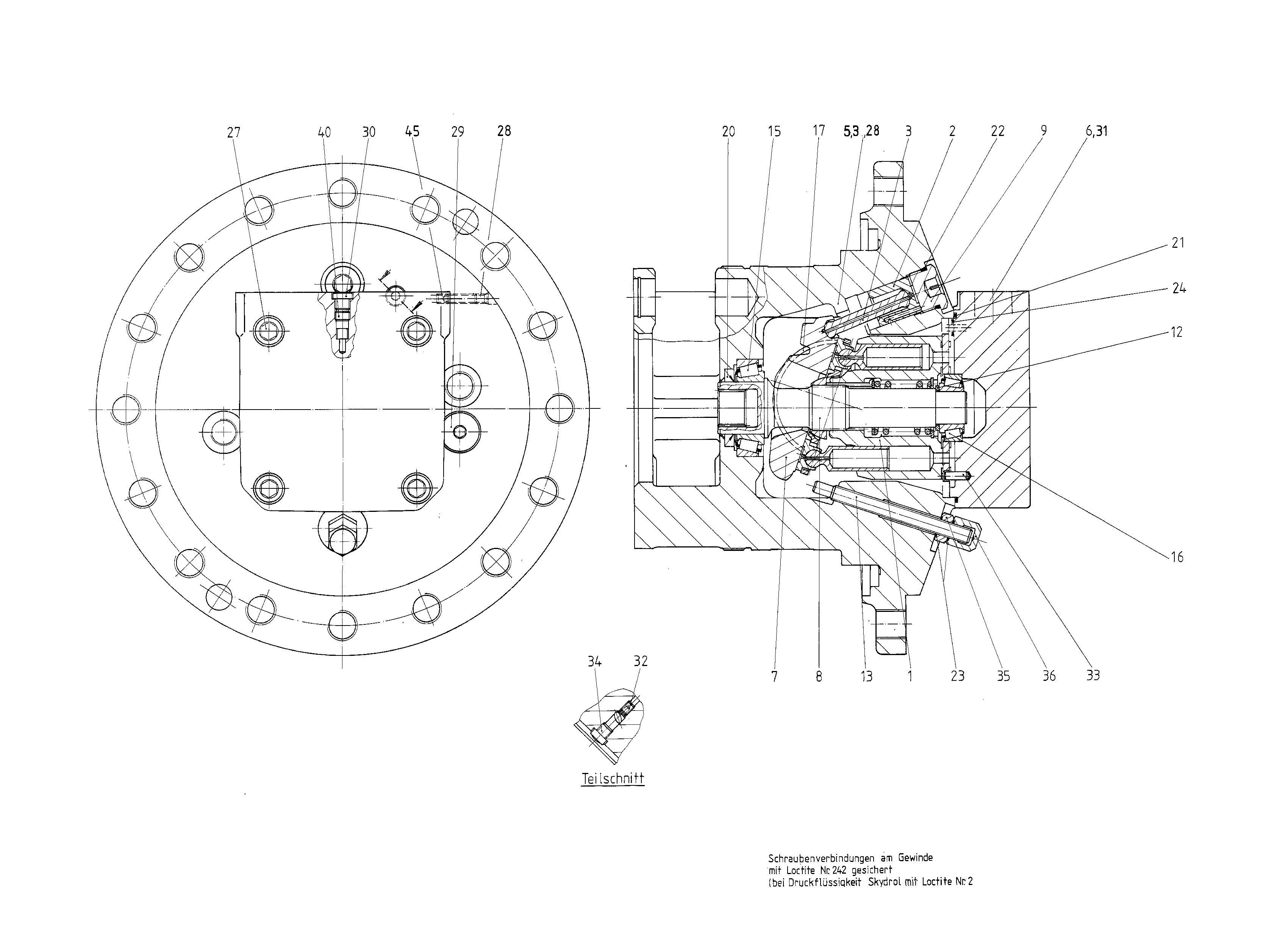 G A10V T 45 OV /50W1-VNN60N000 -SO687 — Drawing