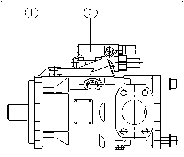 A A10V O 60 DR /52R-PSD62K02 — Drawing