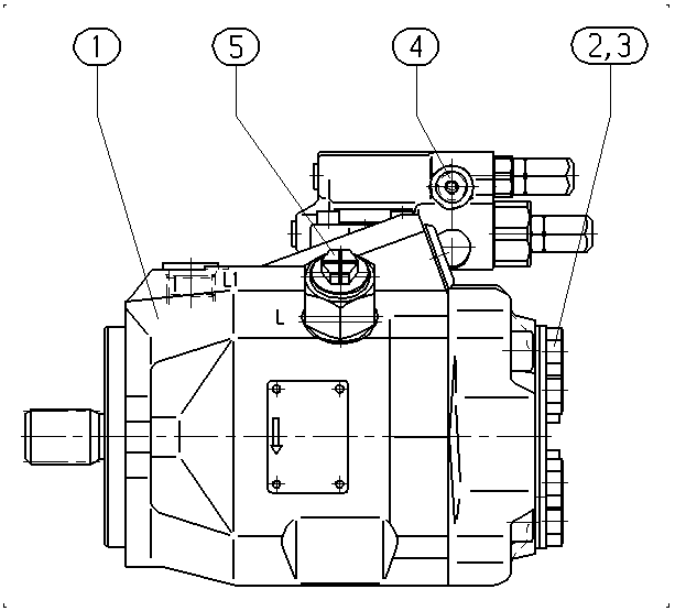 APA10VO45DFR1/52R-PSC11N00-S1220 — Drawing