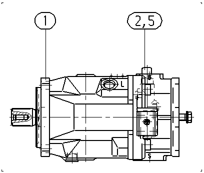 AA10VO140DR/31L-PSD12K24-SO420 — Drawing