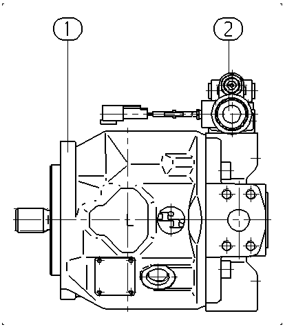 A A10V O 45ED 72/31L-VSC62N00T — Drawing