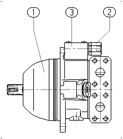 A A10V E 28 HZ6 /52W1-VRF60N00 — Drawing