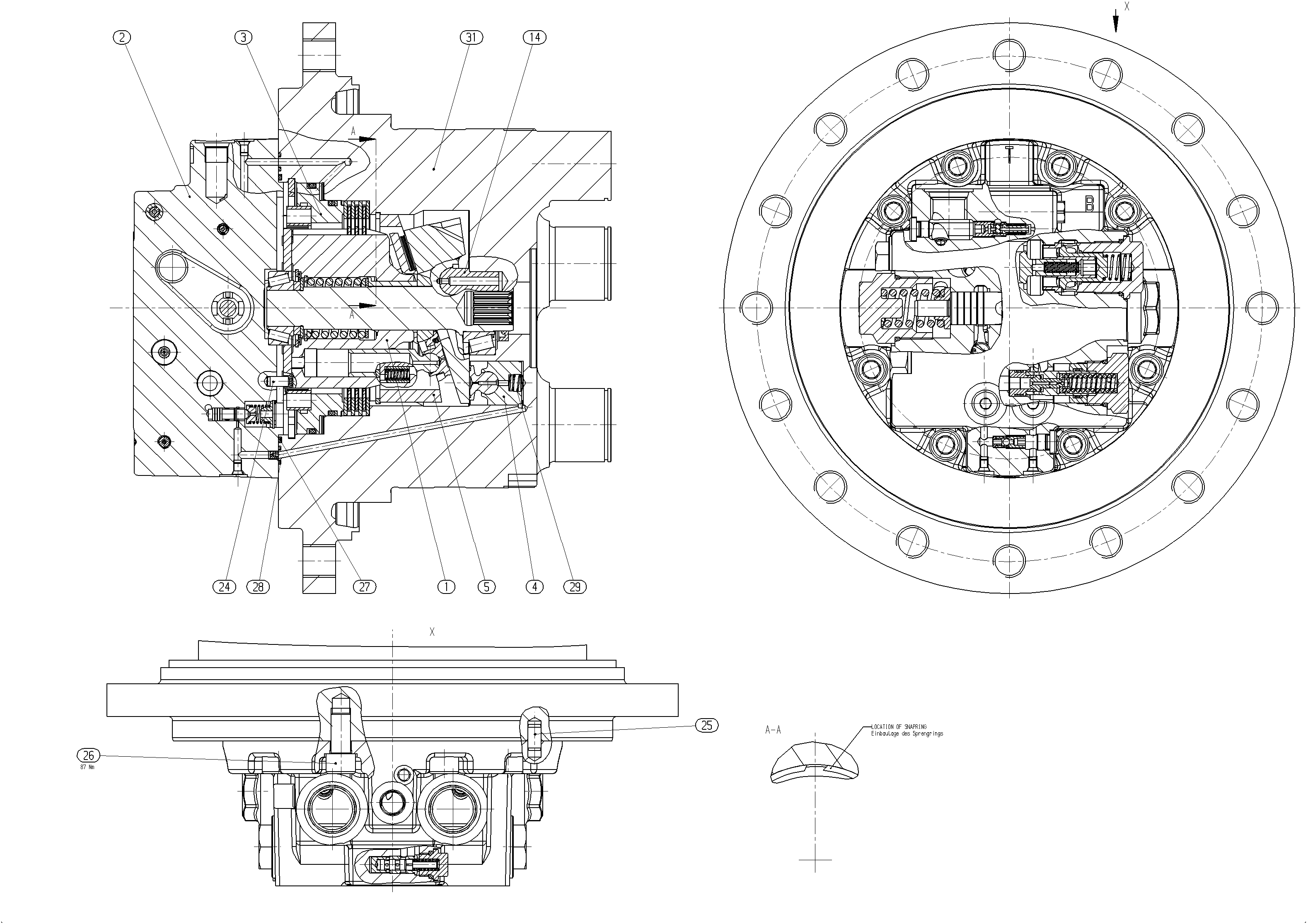 A10VT45HZ/10W300-NN31B010 — Drawing