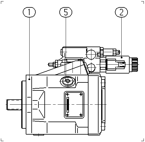 A A10VNO 45ED 72/52L-VRC11N00P -S1457 — Drawing