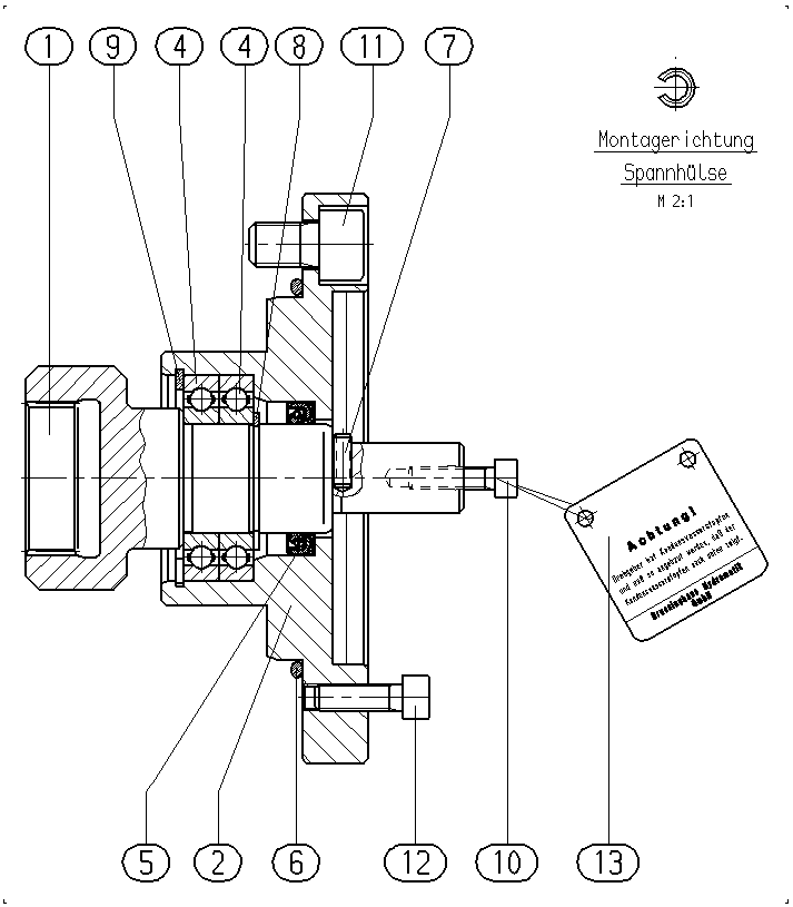 TACHOMETER DRIVE SHAFT — Drawing