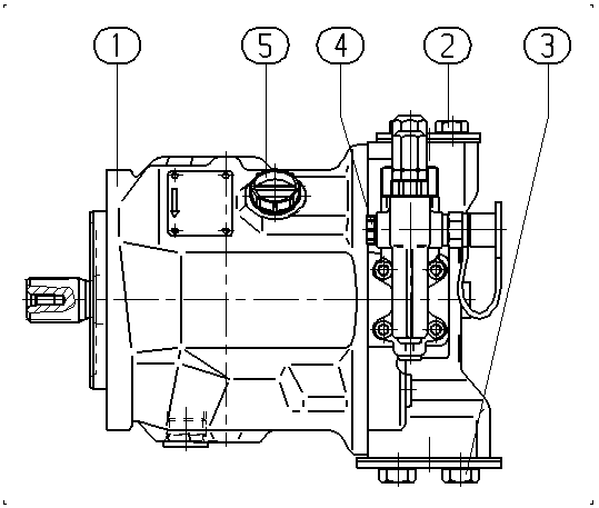 AP A10V O 45 DFR1/31R-VSC12N00 -S1041 — Drawing