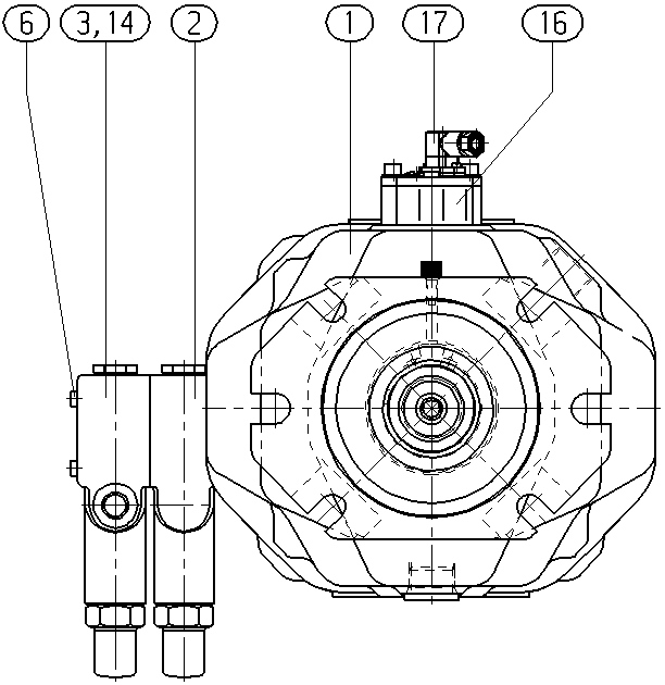 AHA10VO140DFR1/31R-VWC12K04-S3092 — Drawing