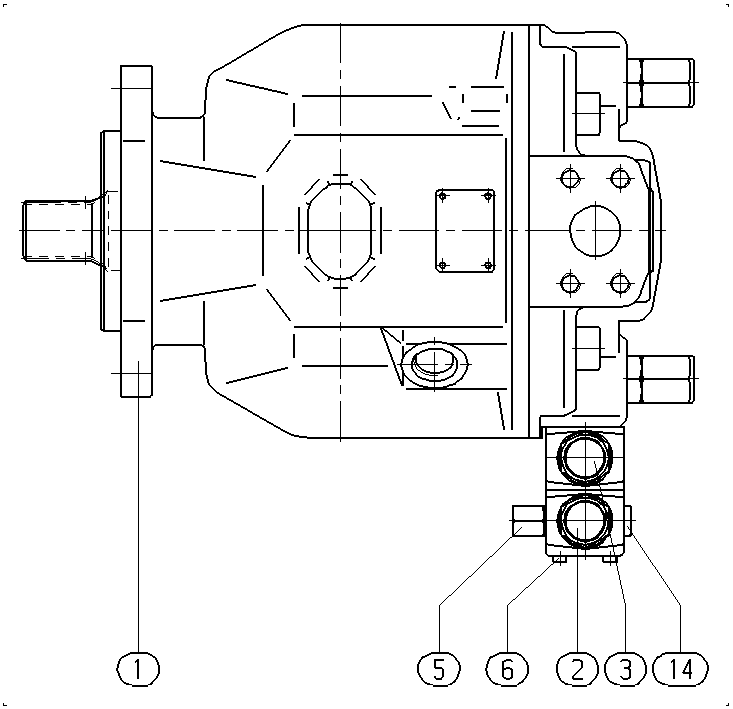 AHA10VO140DFR1/31R-VSC62N00-SO239 — Drawing