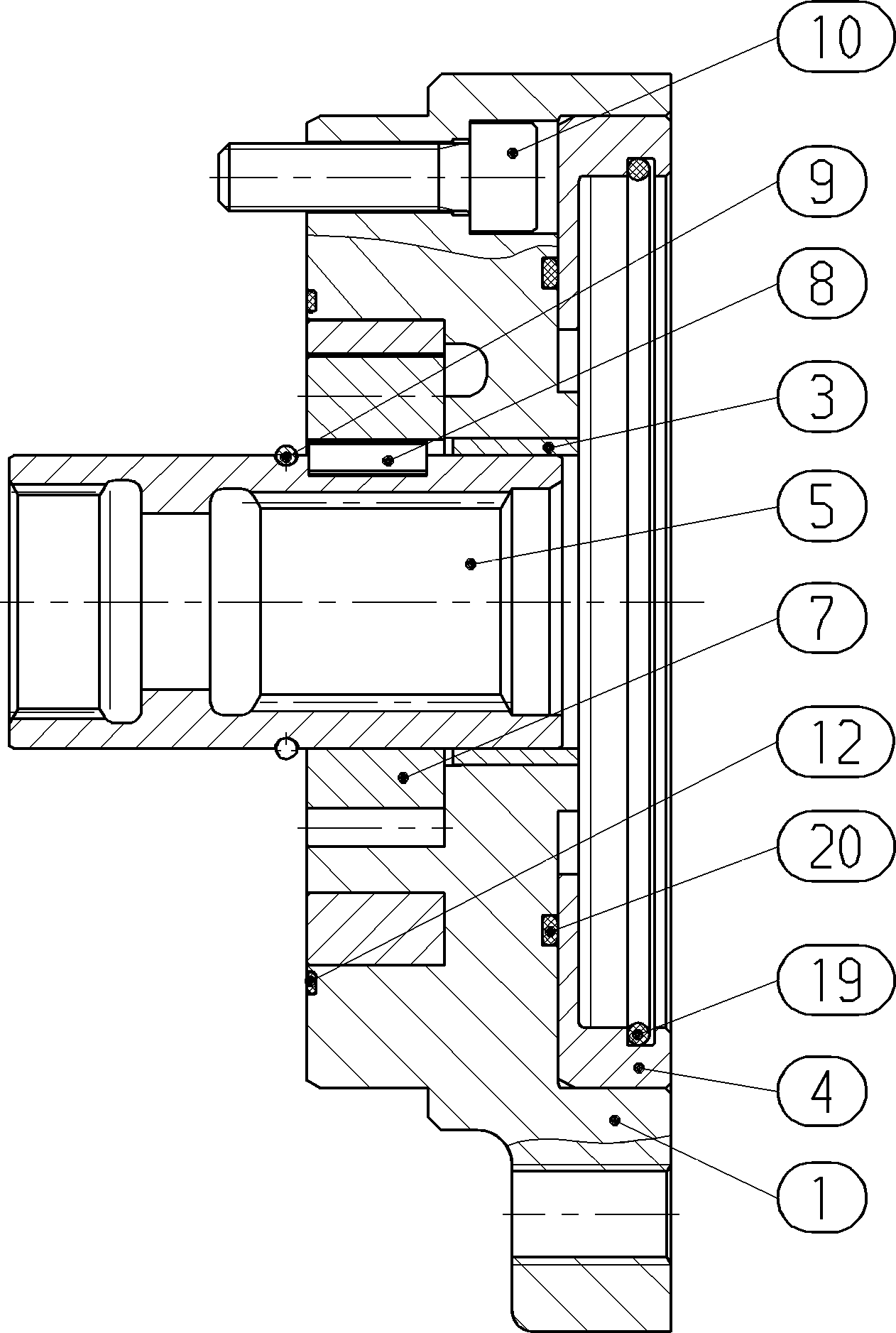 INTERNAL GEAR PUMP — Drawing