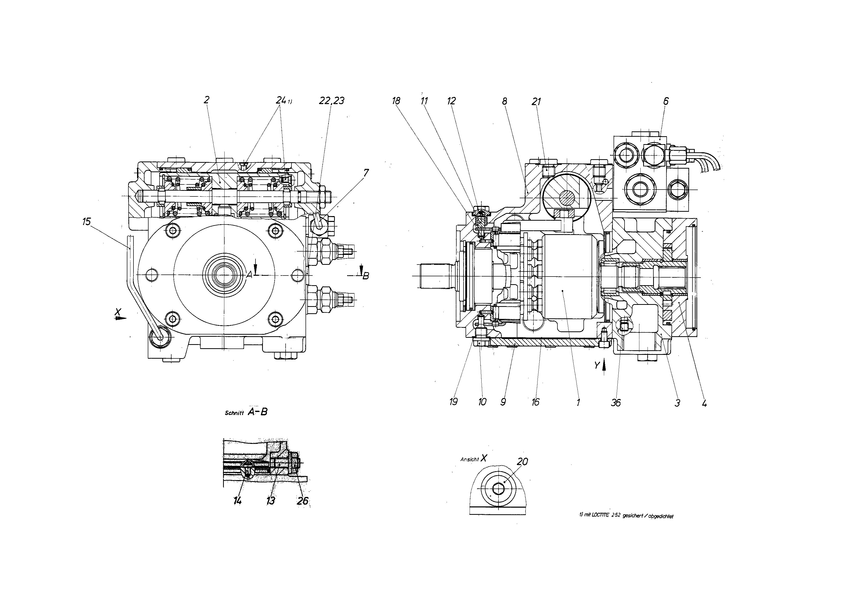A4VG28MS1/30L-PZC10F021S — Drawing