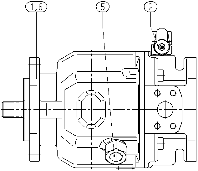 A A10V O100 DR /31L-VWC12K01 -SO 52 — Drawing