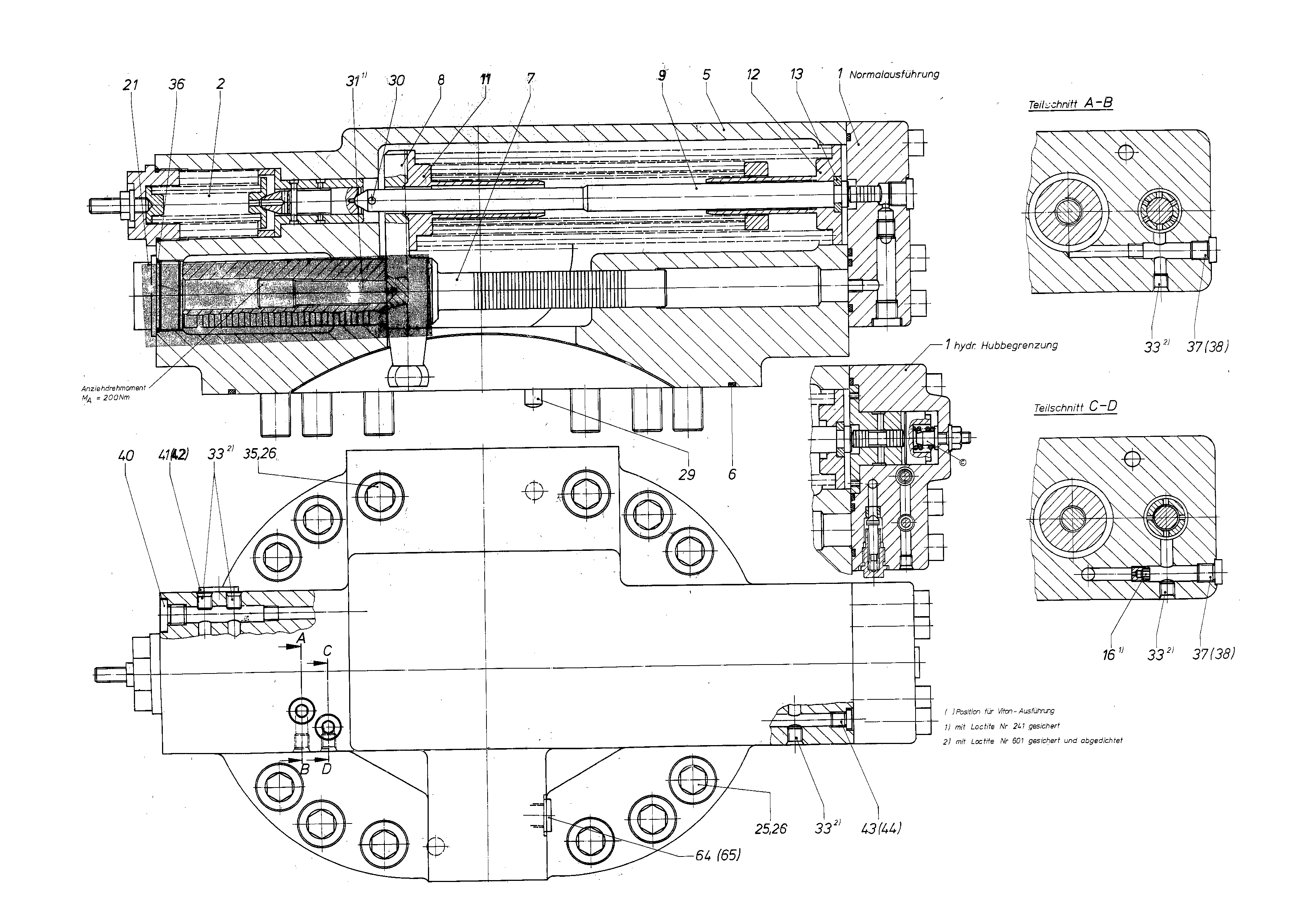 VERST. A7V 500 LV HUBBEGR. — Drawing
