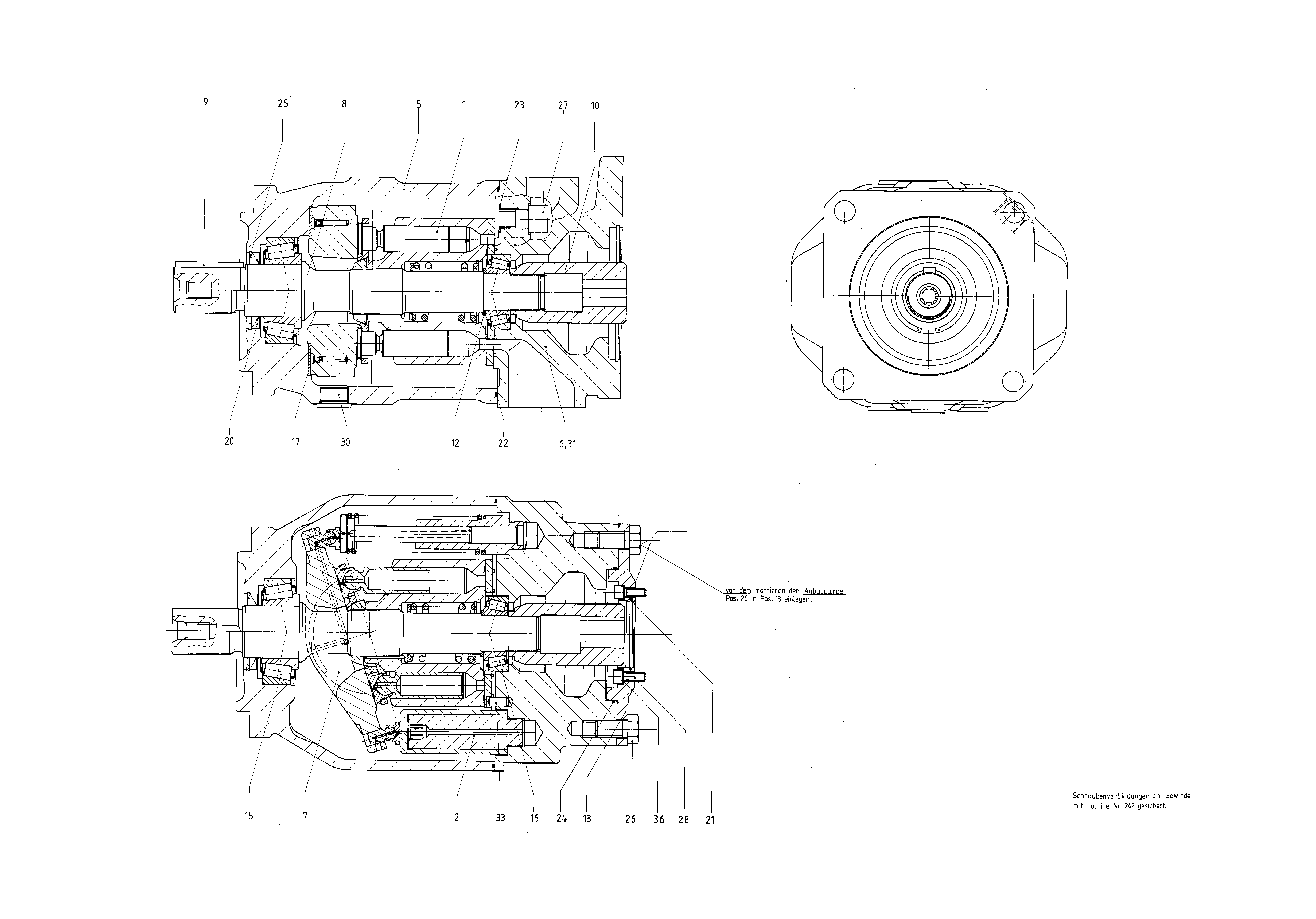 G A10VSO140 OV /31R-PPB12K57 — Drawing