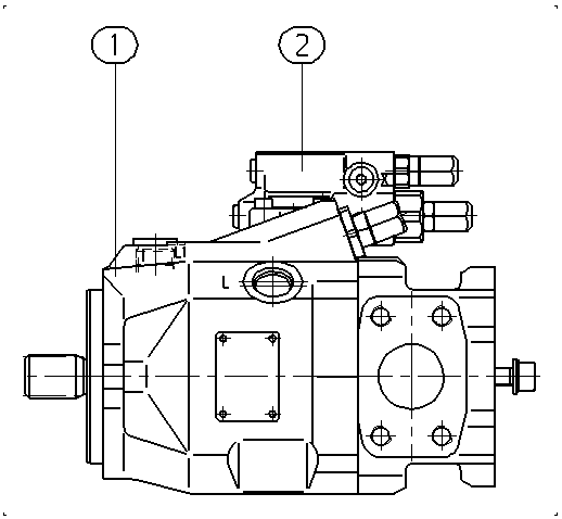 AA10VO45DFR/52R-PSC12K01-SO97 — Drawing