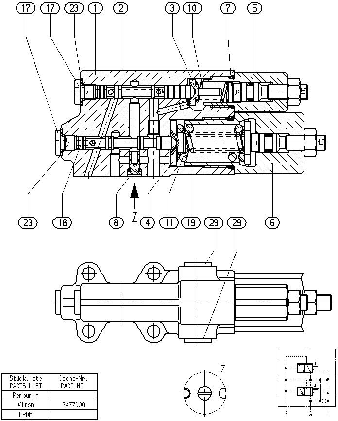 CONTROL VALVE — Drawing