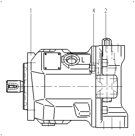 A A10V O 28 DRG /31L-VSC12N00 -SO267 — Drawing